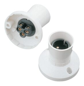 Click Essentials T2 Bc Batten Lampholder Straight Skirt