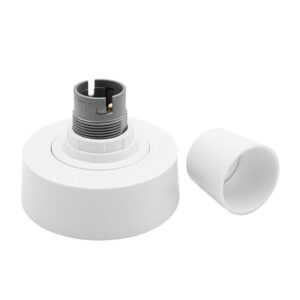 Click Essentials T2 Bc Loop-In Batten Safety Lampholder With Straight Skirt