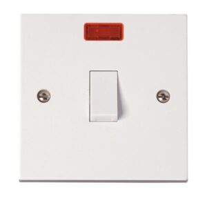 Click Polar 1 Gang 20A Dp Switch With Neon