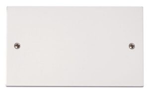 Click Polar 2 Gang Blank Plate