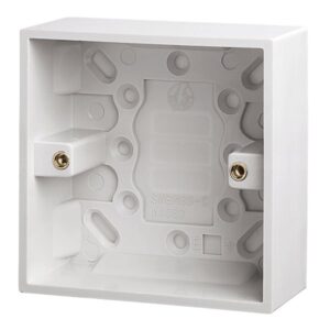 Click Polar 1 Gang 35Mm Deep Pattress Box