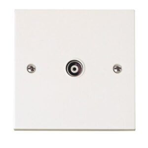 Click Polar Single Isolated Coaxial Socket Outlet