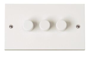 Click Polar Prw 3Gang 2Way 100W Led Dimmer Switch