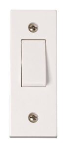 Click Polar 1 Gang 10Ax 2 Way Architrave Switch