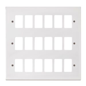 Click Polar 18 Gang GridPro Frontplate