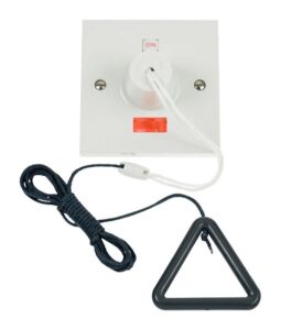 Click Polar 50A Dp Pull-Cord Switch With Grey Bangle