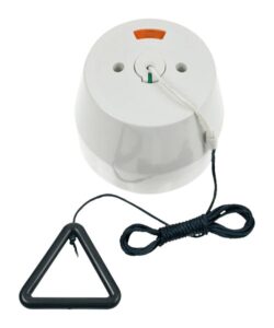 Click Polar 50A Dp Pull-Cord Switch With Pattress & Grey Bangle