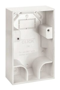 Click Polar 35Mm Deep Pattress Box For Use With Prw217