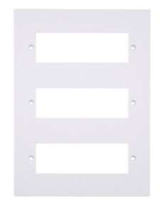 Click Polar 3 Tier Minigrid Unfurnished Plate & Yokes 18 Apertures Polar“