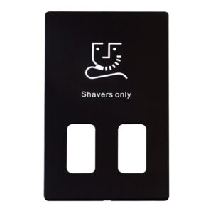 Click Definity 115V/230V Shaver Skt Plate Mb