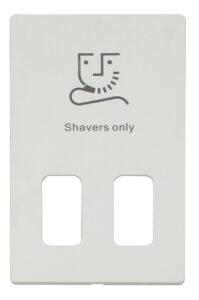 Click Definity 115V/230V Shaver Skt Plate Mw