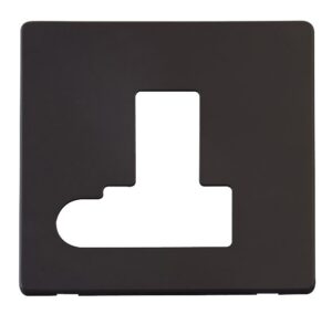 Click Definity Switched Connection Unit With Flex Outlet Cover Plate Black