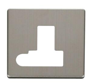 Click Definity Switched Connection Unit With Flex Outlet Cover Plate Stainless Steel