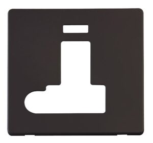 Click Definity Switched Conn. Unit With Flex Outlet & Neon Cover Plate Black