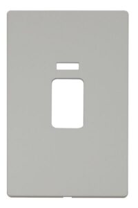 Click Definity 45A 2 Gang Plate Switch With Neon Cover Plate White