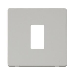 Click GridPro 1 Gang GridPro Frontplate White