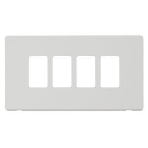 Click GridPro 4 Gang Definity Plate Mw