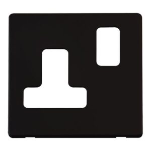 Click Definity 1G 15A Round Pin Switch Skt Plate Mb
