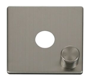 Click Definity 1 Gang Dimmer Switch Cover Plate Stainless Steel