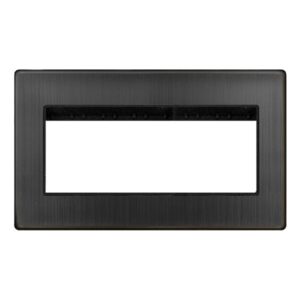 Click New Media 2 Gang Quad New Media Cover Plate