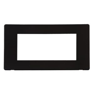 Click Definity 2 Gang Quad New Media Cover Plate