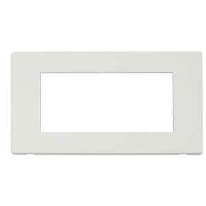 Click Definity 2 Gang Quad New Media Cover Plate