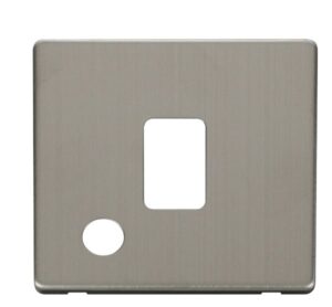 Click Definity 20A Dp Switch With Flex Outlet Cover Plate Stainless Steel