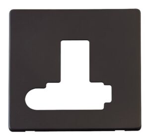Click Definity Switched Conn. Unit With Flex Outlet (Lockable) Cover Plate Black