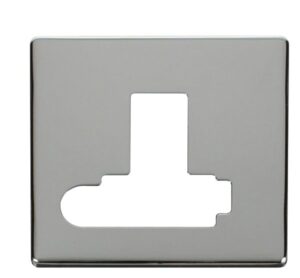 Click Definity Switched Conn. Unit With Flex Outlet (Lockable) Cover Plate Chrome