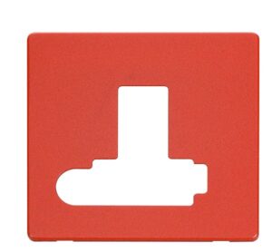 Click Definity Switched Conn. Unit With Flex Outlet (Lockable) Cover Plate Red