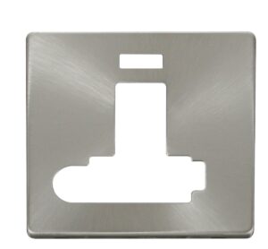 Click Definity Switched Conn. Unit With F/O & Neon (Lockable) Cover Plate Br. St.