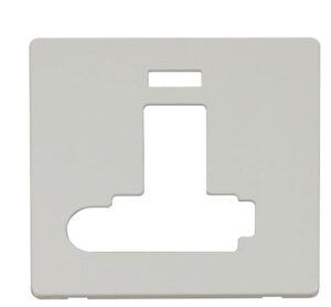 Click Definity Switched Conn. Unit With F/O & Neon (Lockable) Cover Plate White