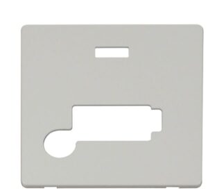 Click Definity Conn. Unit With Flex Outlet & Neon (Lockable) Cover Plate White