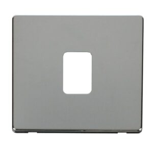 Click Definity 20A Dp Switch Cover Plate Chrome