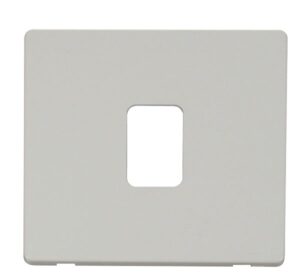 Click Definity 20A Dp Switch Cover Plate White