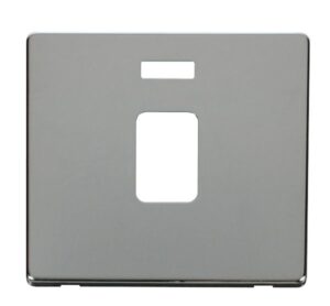 Click Definity 20A Dp Switch With Neon Cover Plate Chrome