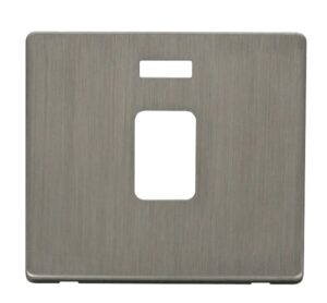 Click Definity 20A Dp Switch With Neon Cover Plate Stainless Steel