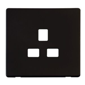 Click Definity 1G 13A Socket Plate Mb