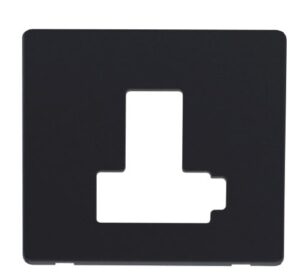 Click Definity Switched Connection Unit (Lockable) Cover Plate Black