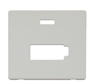 Click Definity Connection Unit With Neon (Lockable) Cover Plate White