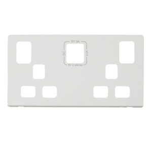 Click Definity 2G 13A Switch Skt 4.2A A&C Usb Coverplate Pw