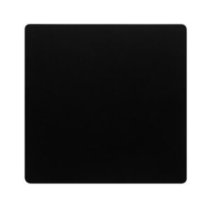 Click Definity Complete 1 Gang Blank Plate Matt Black Cover Plate