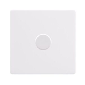 Click Definity Complete 1 Gang 2 Way 100W Dimmer Switch Polar White