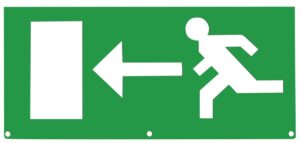 Eterna Signs Directive Left/right Arrow Legend For Signledem3 Range