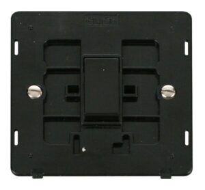 Click Definity 10Ax 1 Gang 2 Way Switch Insert Black