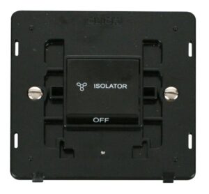 Click Definity 10A 3 Pole Fan Isolation Plate Switch