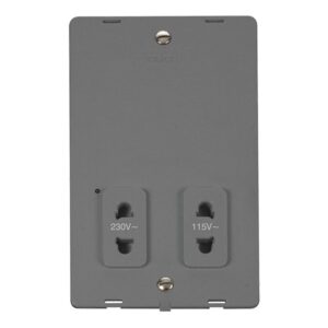 Click Definity 115V/230V Dual Voltage Shaver Socket Outlet Insert