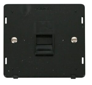 Click Definity Single Telephone Socket Master Insert Black