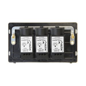 Click Definity 3 Gang 2 Way 250Va Dimmer Switch Insert
