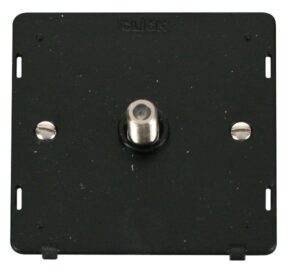 Click Definity Single Satellite Socket Insert Black